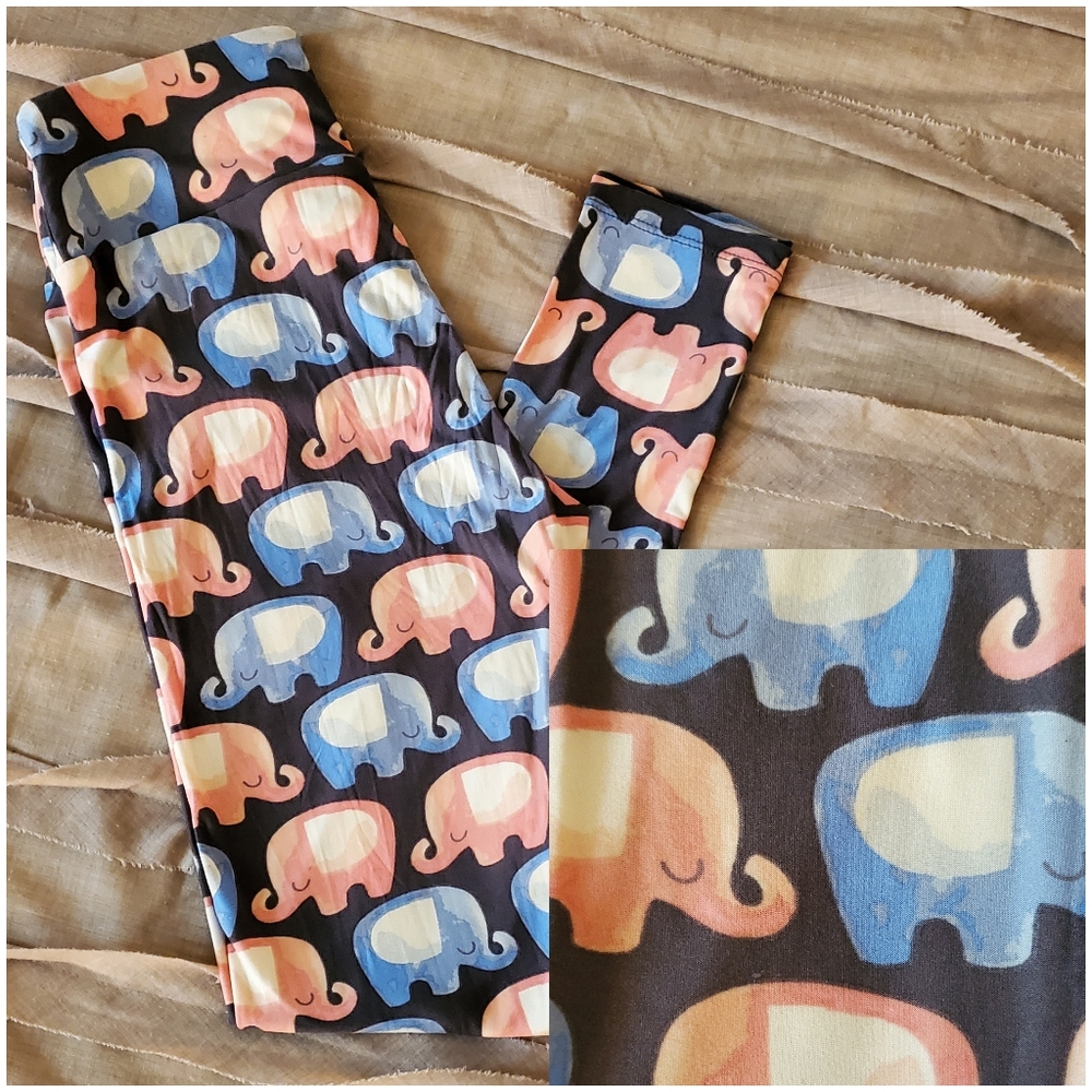 🌟 Brand New! LuLaRoe Elephant Leggings 🐘